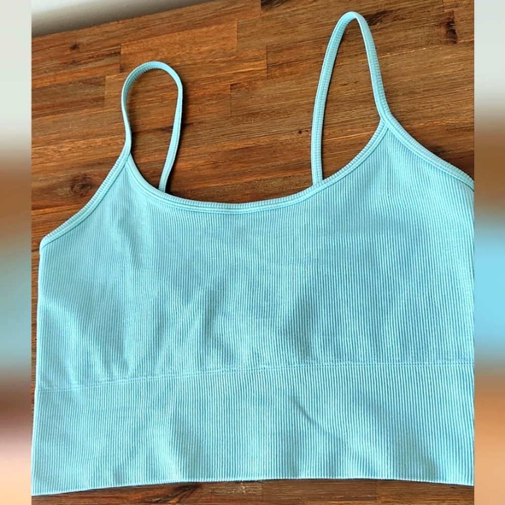 Athleta Aurora seamless cropped tank